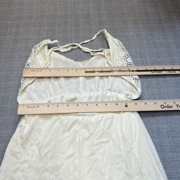 Trendology Dress Womens Small Lace Y2K Crochet Boho Festival Midi Strappy Summer - Picture 6 of 12